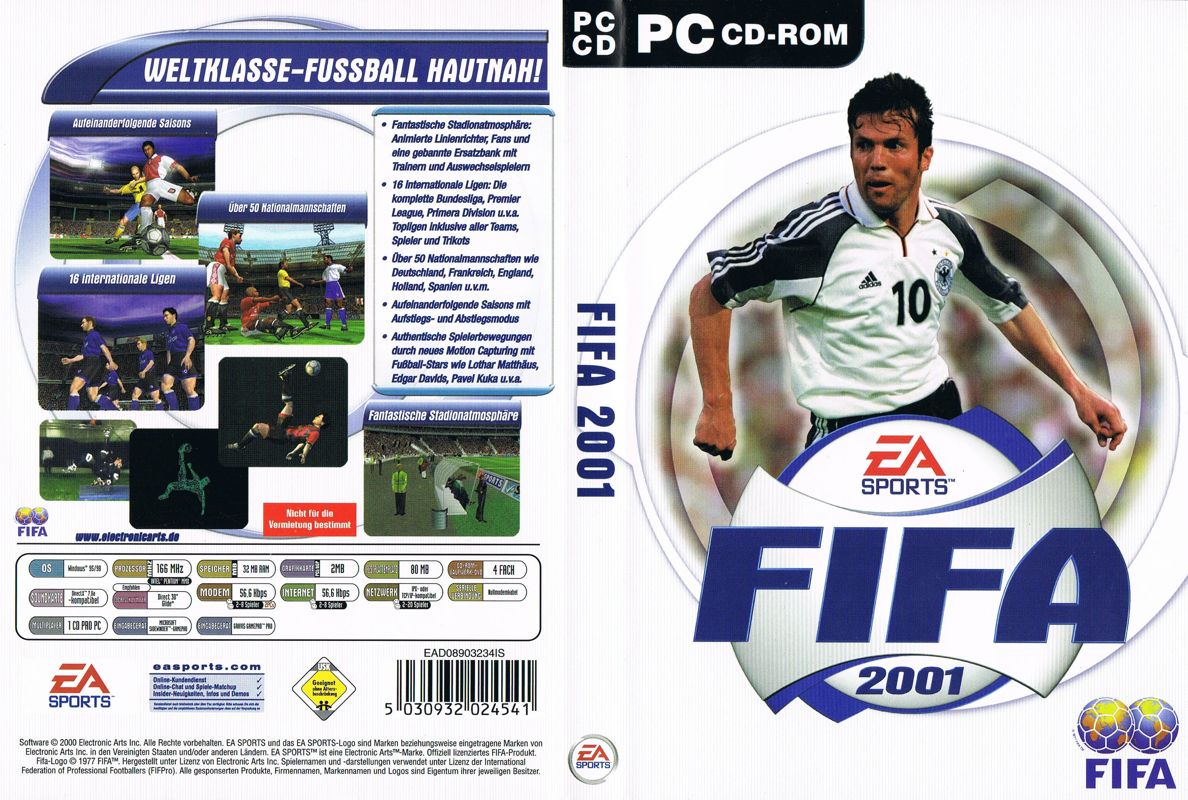 Full Cover for FIFA 2001: Major League Soccer (Windows)