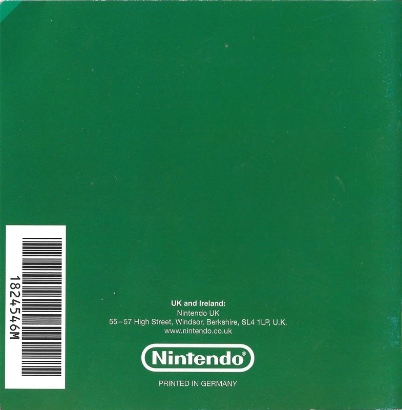 Manual for Clubhouse Games (Nintendo DS): Back