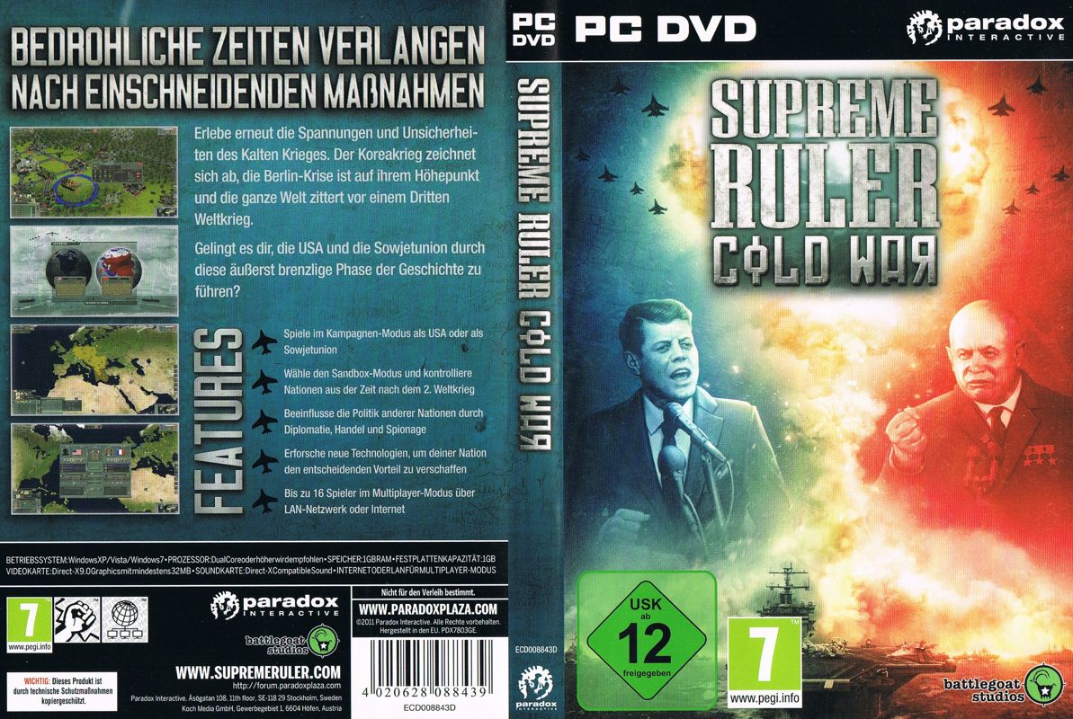 Full Cover for Supreme Ruler: Cold War (Windows)