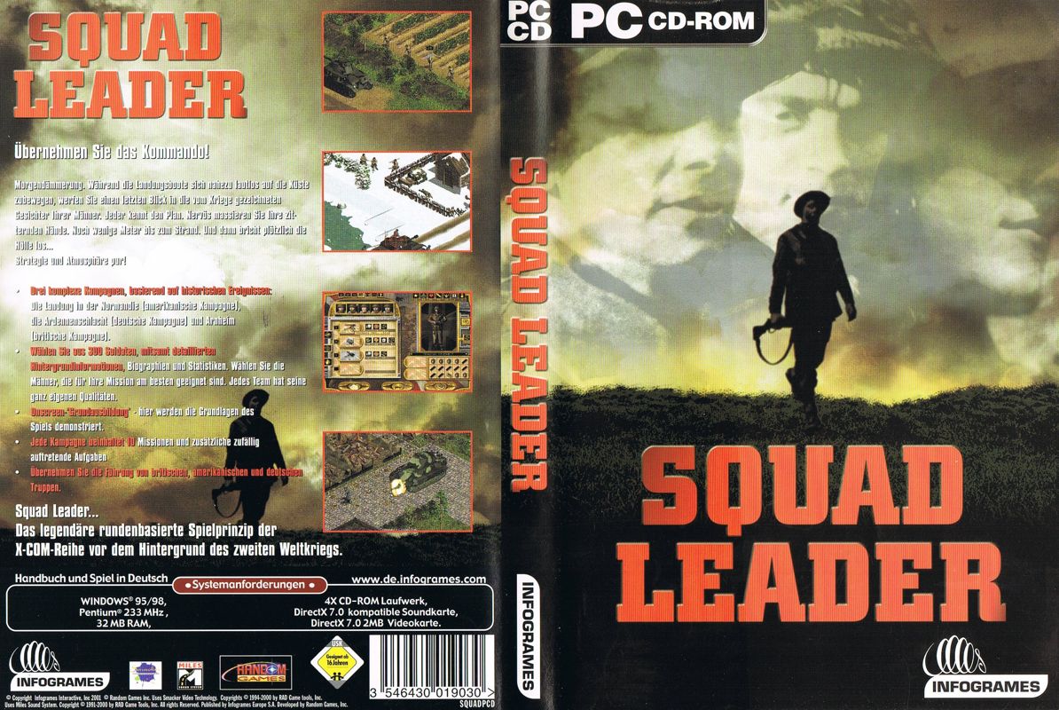 Full Cover for Avalon Hill's Squad Leader (Windows) (Infogrames release)