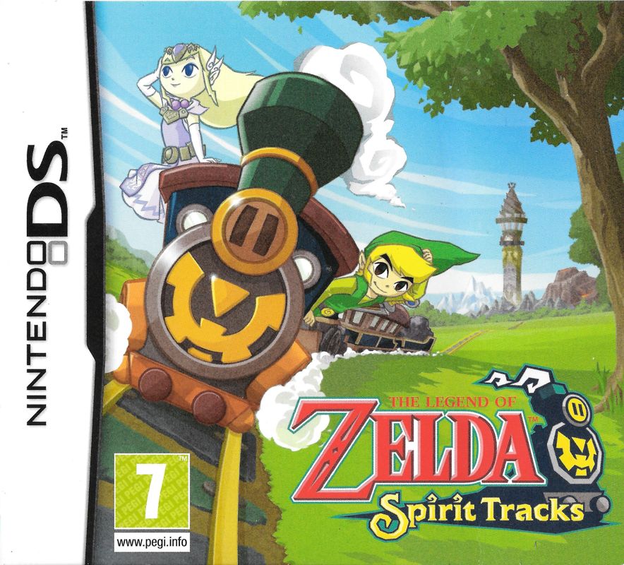 Front Cover for The Legend of Zelda: Spirit Tracks (Nintendo DS)