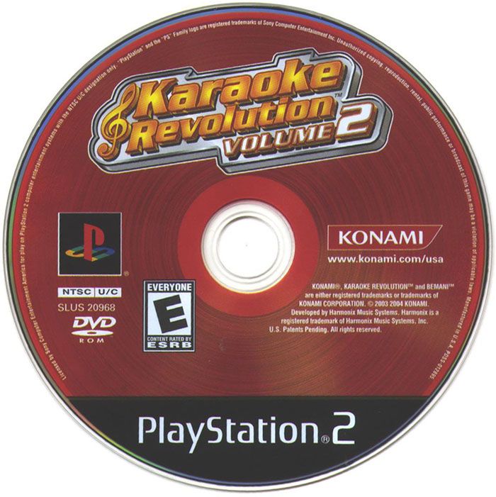 Media for Karaoke Revolution: Volume 2 (PlayStation 2)