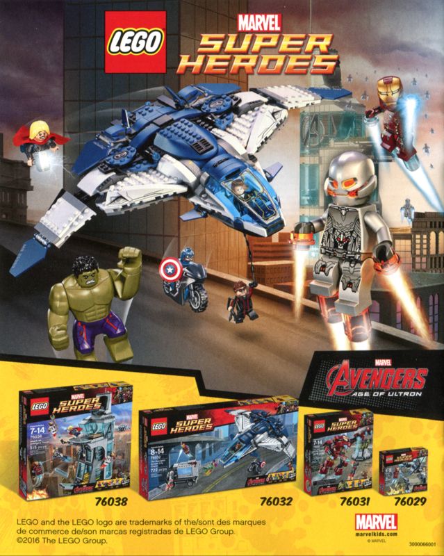 LEGO Marvel Avengers cover or packaging material - MobyGames