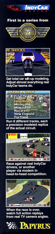 Spine/Sides for IndyCar Racing (DOS): Right