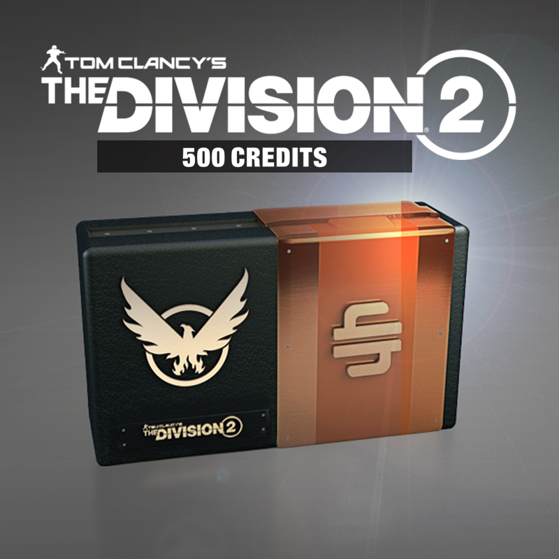 Front Cover for Tom Clancy's The Division 2: 500 Credits (PlayStation 4) (download release)