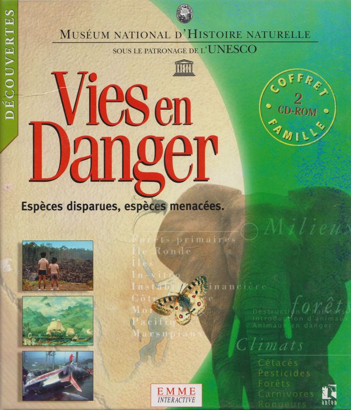 Front Cover for Wildlife in Danger (Macintosh and Windows)