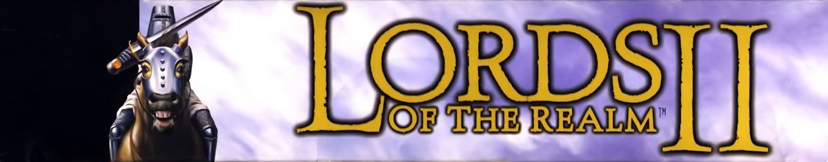 Spine/Sides for Lords of the Realm II (DOS and Windows): Top