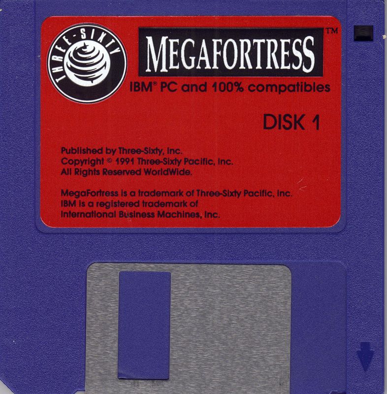 Media for Megafortress (DOS) (3.5" release)