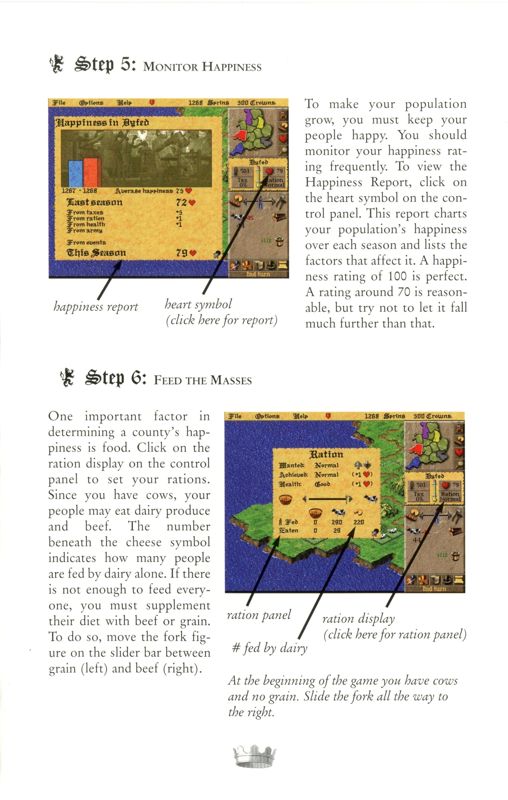 Reference Card for Lords of the Realm II (DOS and Windows): Getting Started - Right