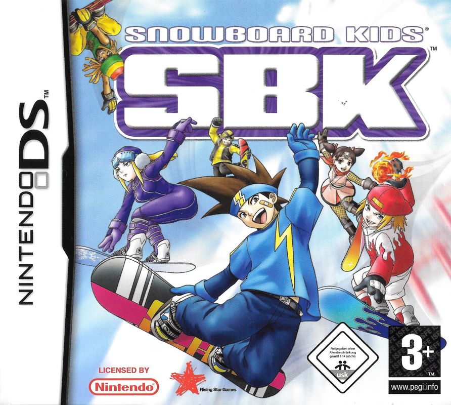 Front Cover for SBK: Snowboard Kids (Nintendo DS)