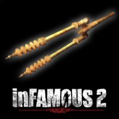 Front Cover for inFAMOUS 2: Gold Amp (PlayStation 3) (download release)