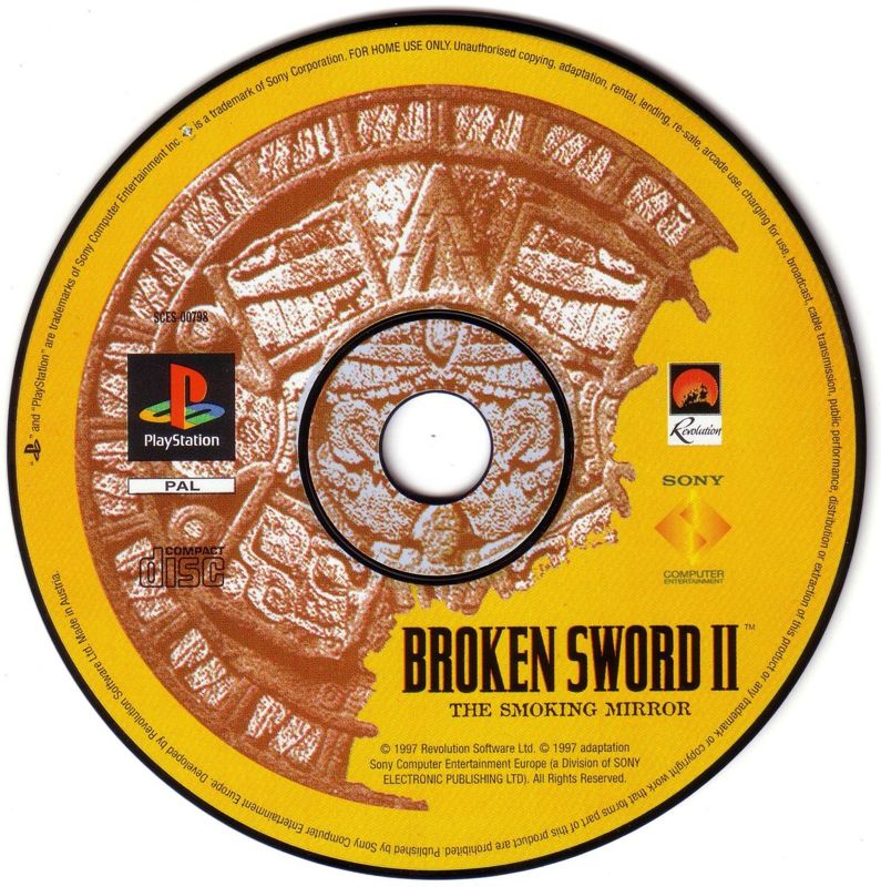 Media for Broken Sword: The Smoking Mirror (PlayStation)