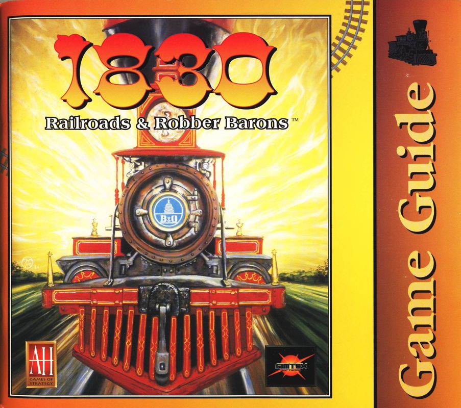 Manual for 1830: Railroads & Robber Barons (DOS) (CD-ROM Release): Front