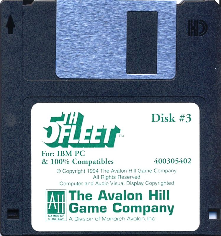 Media for 5th Fleet (DOS): Disk 3
