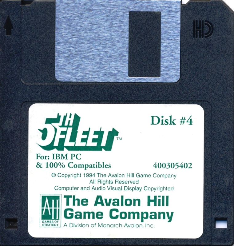 Media for 5th Fleet (DOS): Disk 4