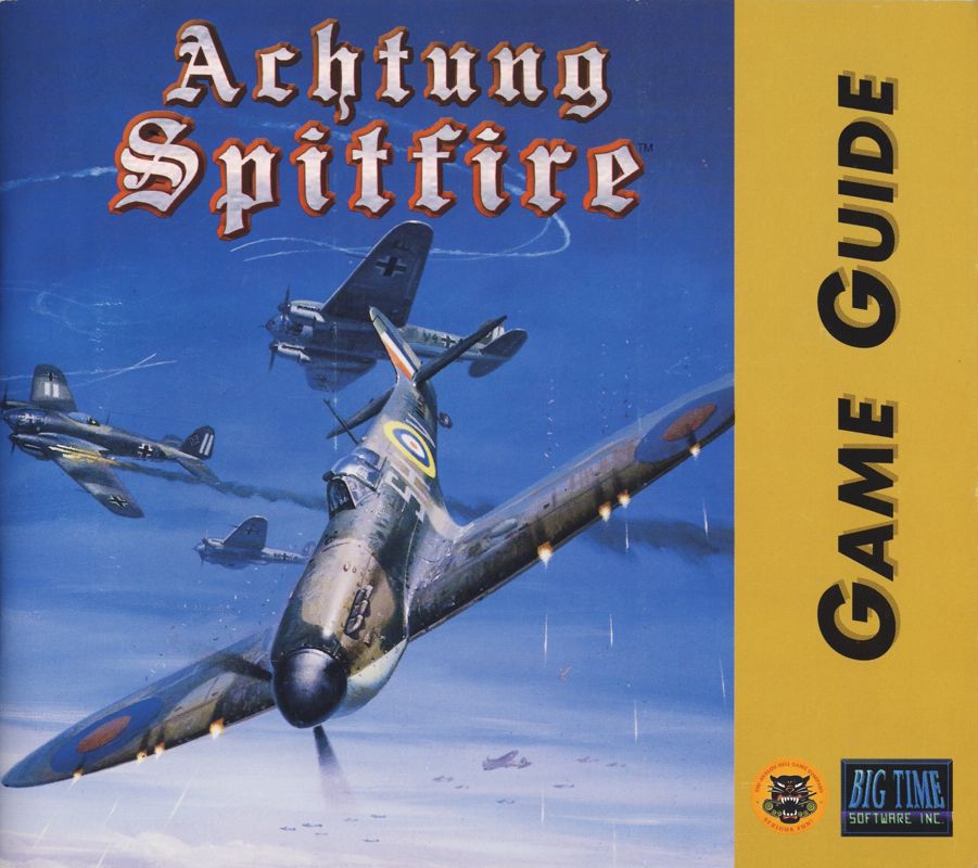 Manual for Achtung Spitfire (Macintosh and Windows and Windows 3.x): Front