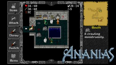 Front Cover for Ananias (Linux and Macintosh and Windows) (GameJolt release)