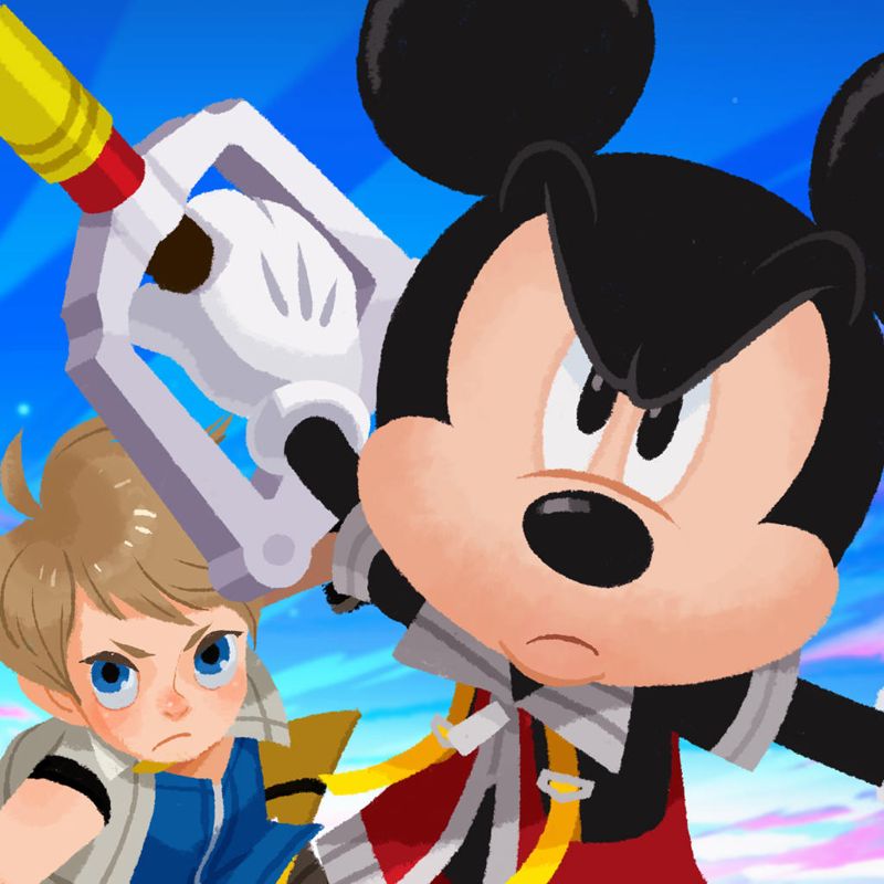 Front Cover for Kingdom Hearts: Unchained χ (iPad and iPhone)