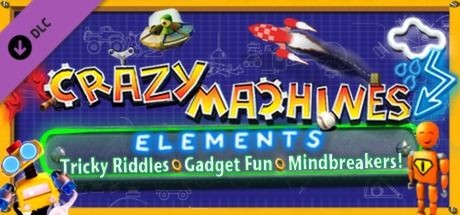 Front Cover for Crazy Machines: Elements - Gadget Fun - Tricky Riddles - Mindbreakers! (Windows) (Steam release)