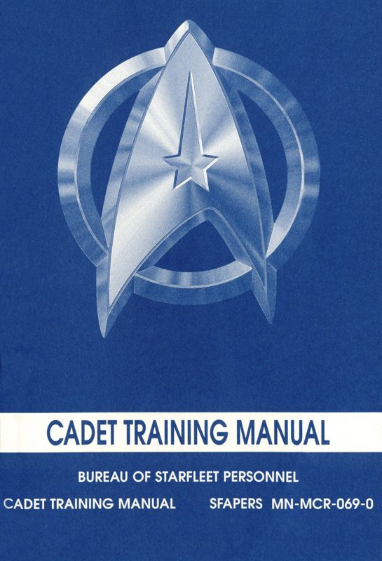 Manual for Star Trek: Starfleet Academy (Macintosh): Front