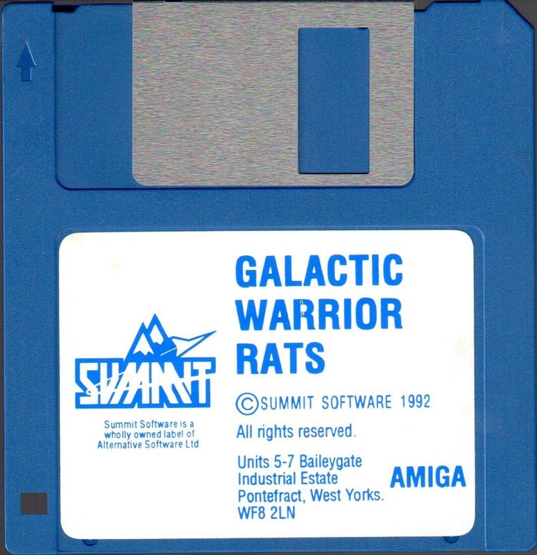 Media for Galactic Warrior Rats (Amiga)