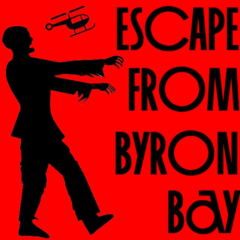 Front Cover for Escape from Byron Bay (iPad)