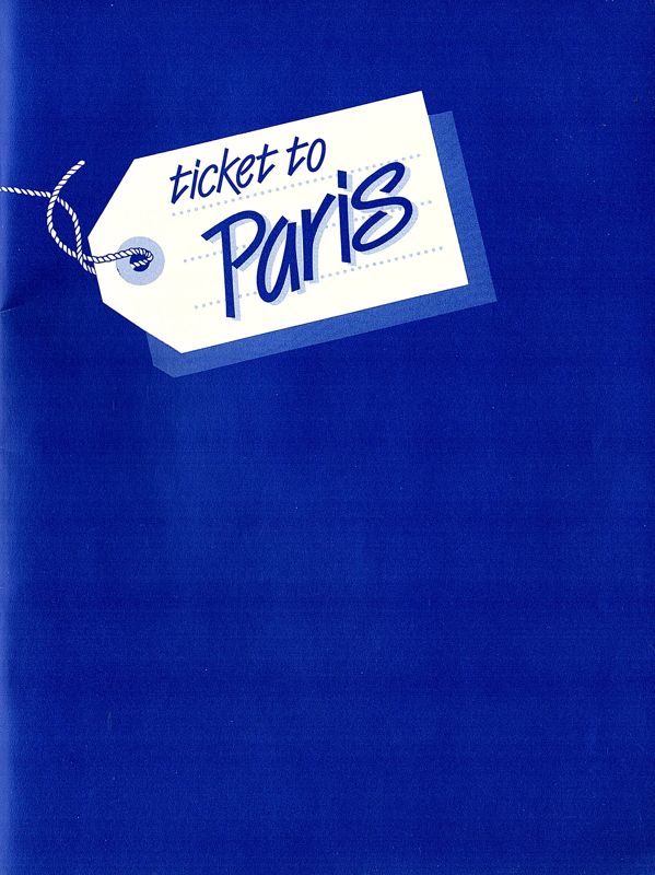 Manual for Ticket to Paris (Apple II)