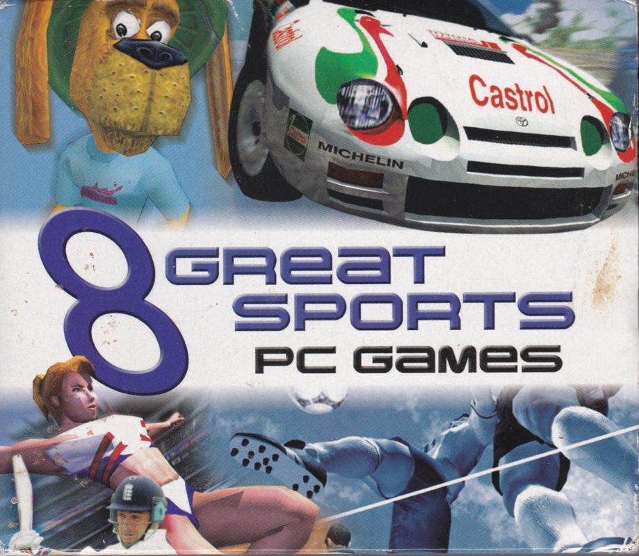 Spine/Sides for 8 Great Sports PC Games (Windows): Top