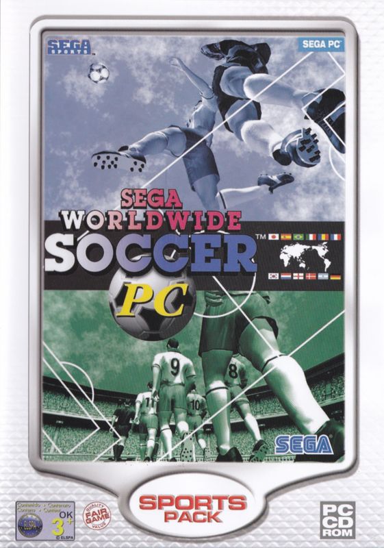 Inside Cover for 8 Great Sports PC Games (Windows): Sega World Wide Soccer: Keep Case Front