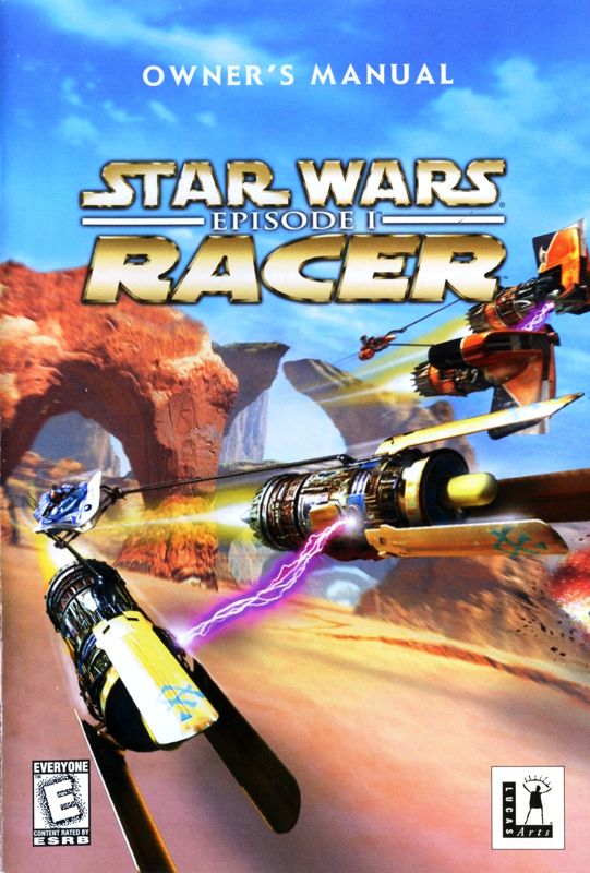 Manual for Star Wars: Episode I - Racer (Windows): Front