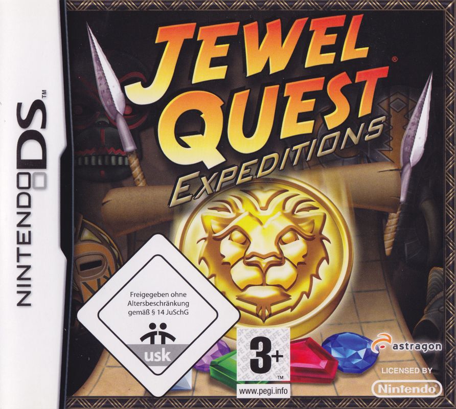 Front Cover for Jewel Quest Expeditions (Nintendo DS)