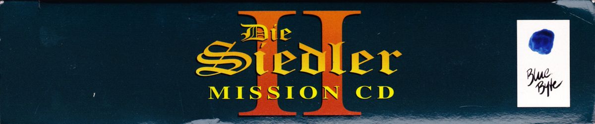 Spine/Sides for The Settlers II: Mission CD (DOS): Top