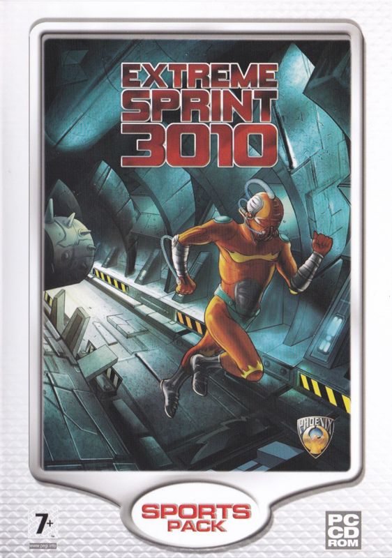Inside Cover for 8 Great Sports PC Games (Windows): Extreme Sprint 3010: Keep Case Front