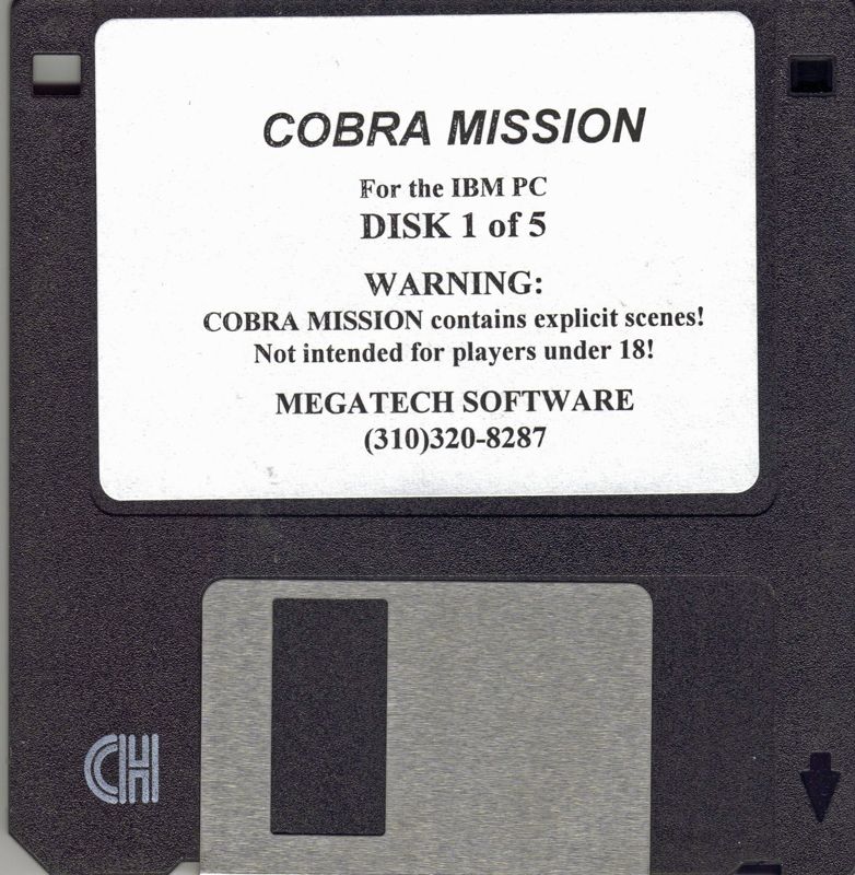 Media for Cobra Mission (DOS): Disk 1/5