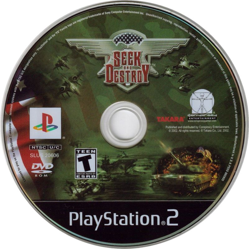 Media for Seek and Destroy (PlayStation 2)