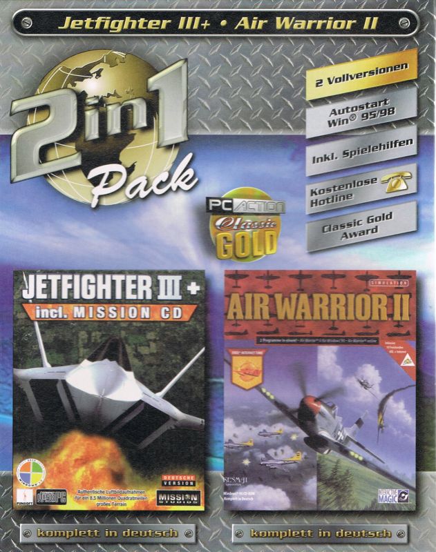 Front Cover for Jetfighter III+ / Air Warrior II (Windows)