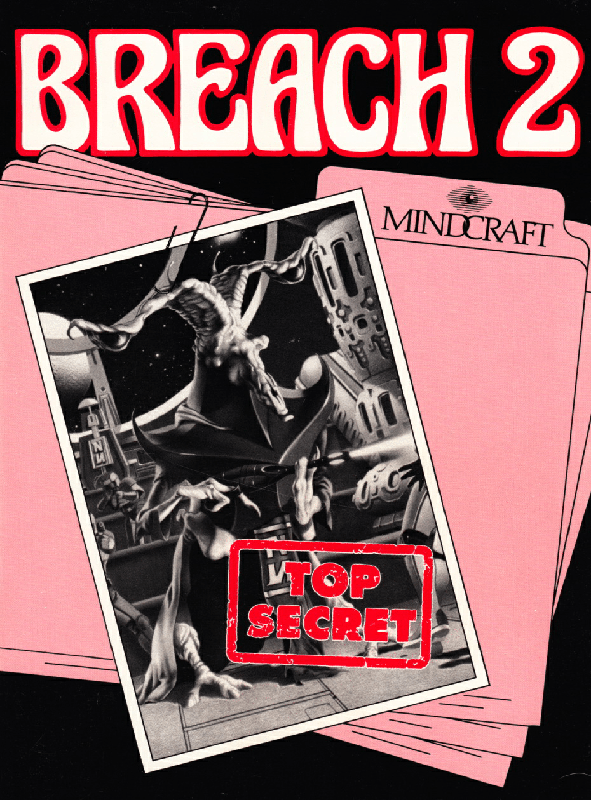Manual for Breach 2 (DOS) (The later Mindcraft release): Front