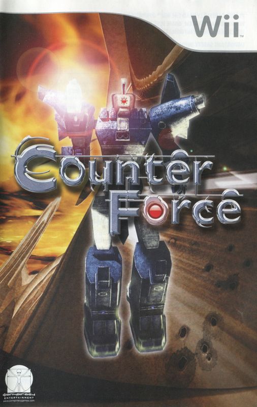 Manual for Counter Force (Wii): Front