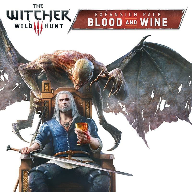 Front Cover for The Witcher 3: Wild Hunt - Blood and Wine (PlayStation 4) (download release)