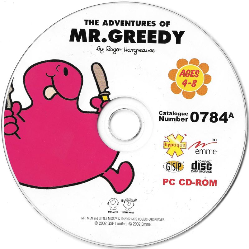 Media for The Adventures of Mr. Greedy (Windows)