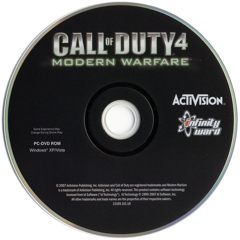 Media for Call of Duty 4: Modern Warfare (Limited Collector's Edition) (Windows): Game Disc