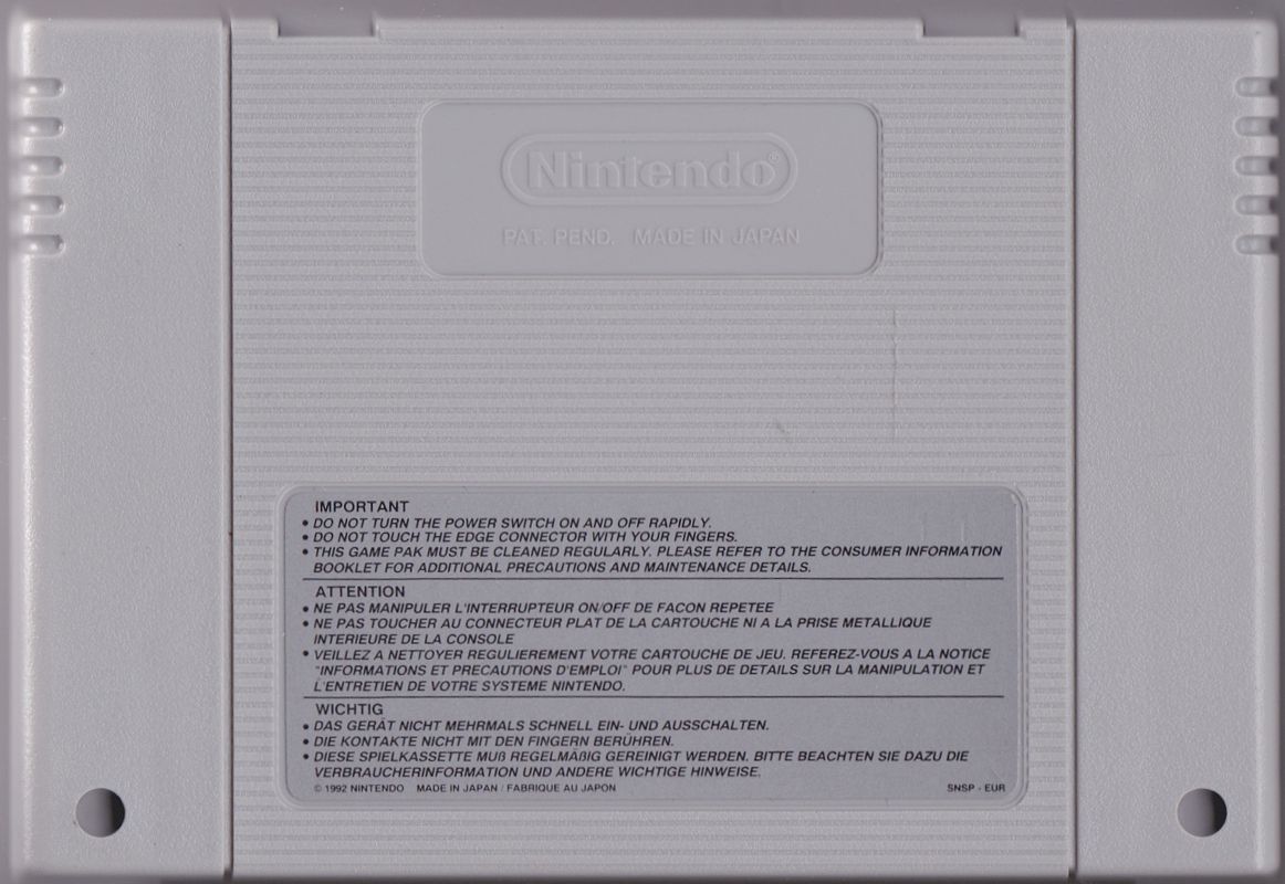 Media for Castlevania: Dracula X (SNES): Back