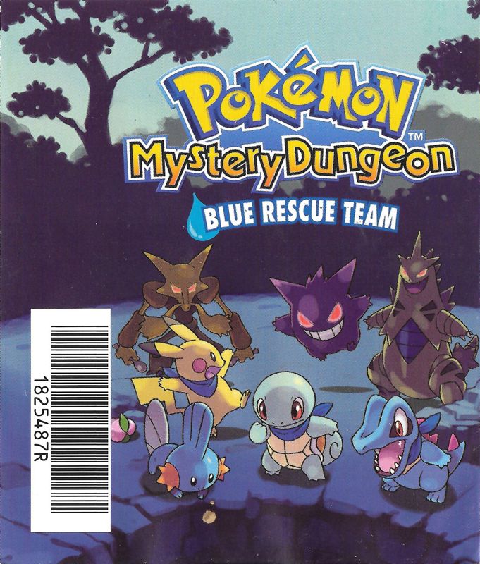 Advertisement for Pokémon Mystery Dungeon: Blue Rescue Team (Nintendo DS): Back