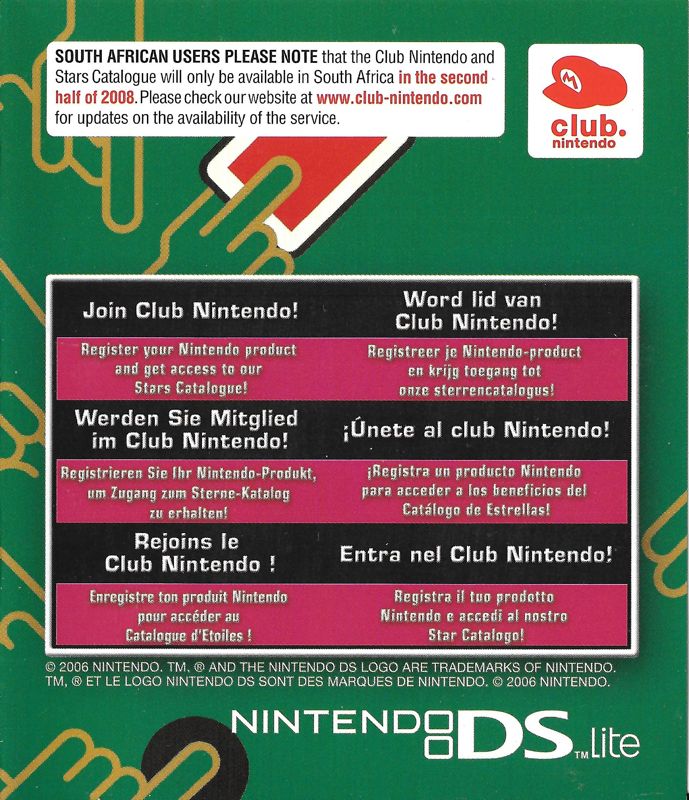 Advertisement for Clubhouse Games (Nintendo DS): Front