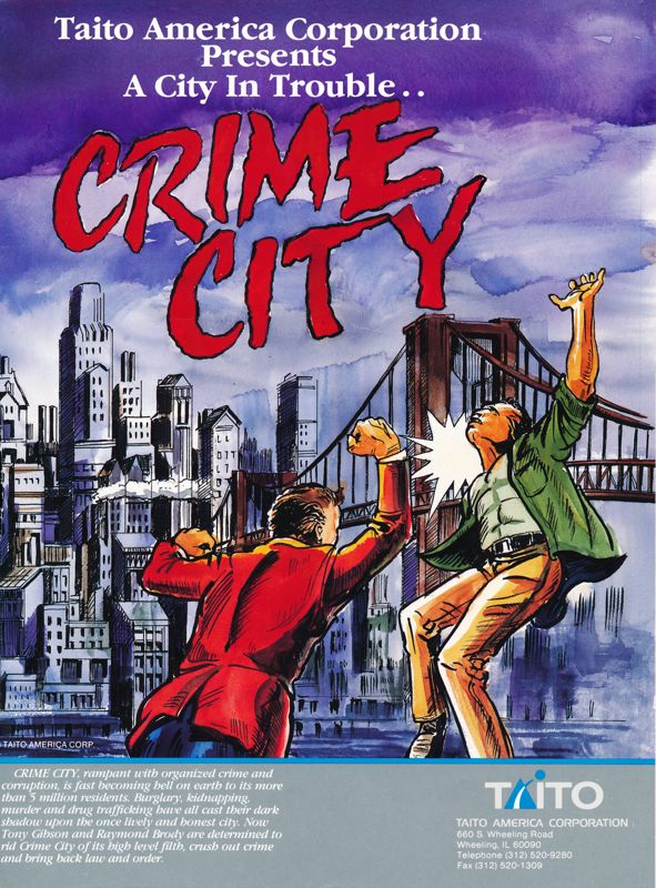 Front Cover for Crime City (Arcade)