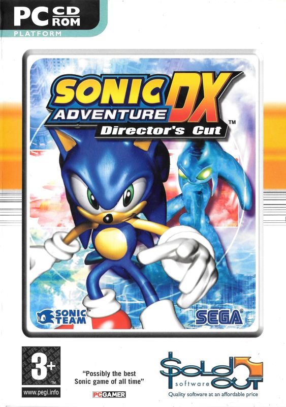 Front Cover for Sonic Adventure DX (Director's Cut) (Windows) (Sold Out Software release)