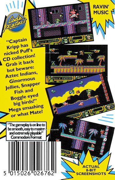 Back Cover for DJ Puff (ZX Spectrum)