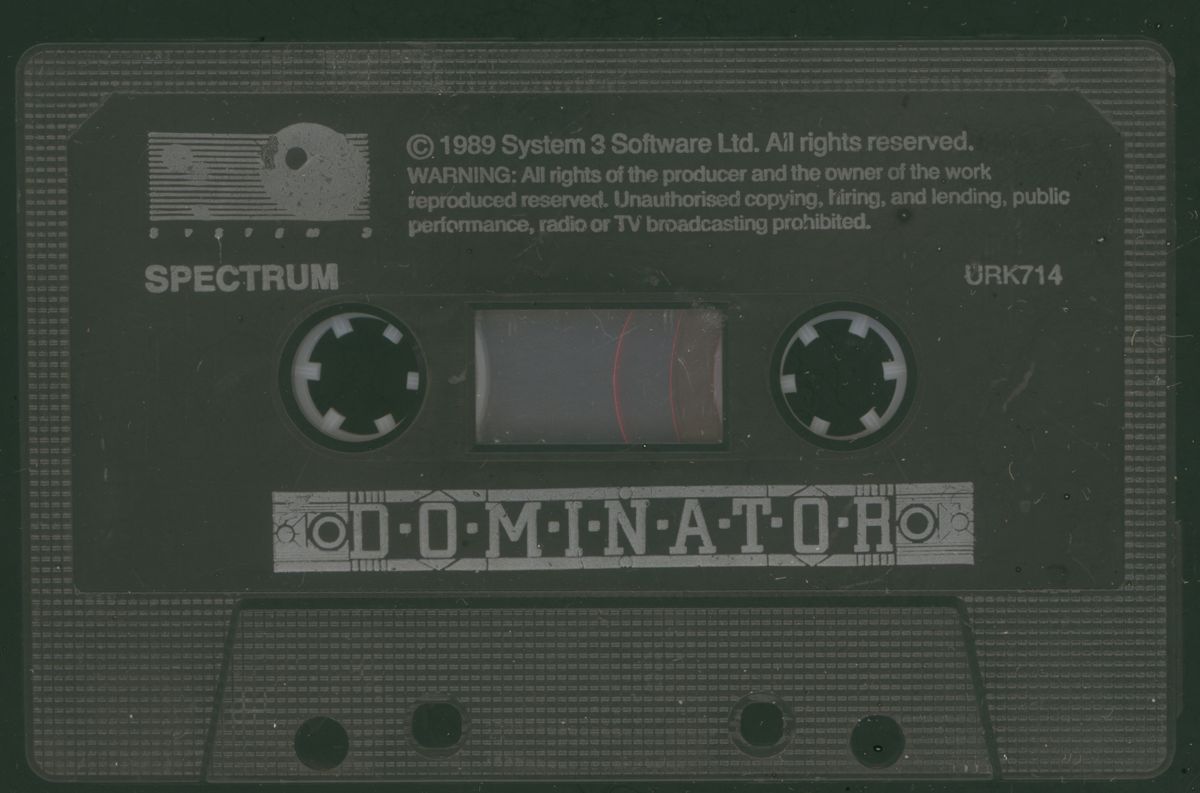 Media for Dominator (ZX Spectrum)