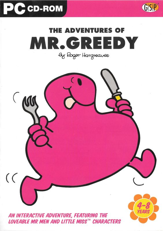 Front Cover for The Adventures of Mr. Greedy (Windows)