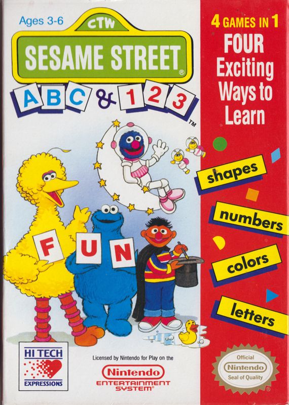 Sesame Street: Numbers cover or packaging material - MobyGames